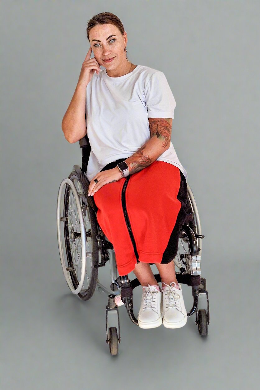 Ladies' Wheelchair Adaptive T-shirt, design available